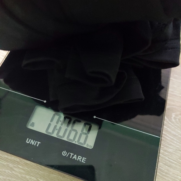 Ekouaur black henley long sleeve top w side ruching soft comfortable NEW large - Picture 9 of 10